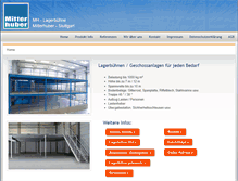 Tablet Screenshot of mh-lagerbuehne.de